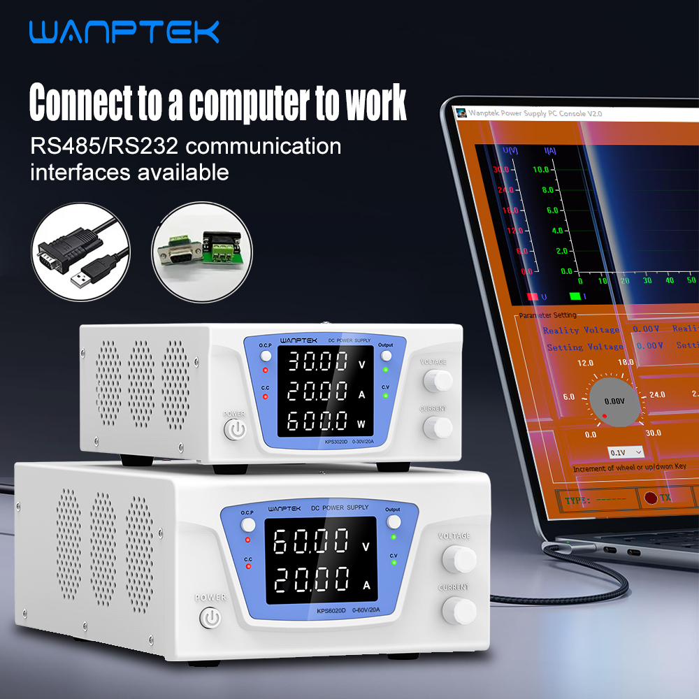 แหล่งจ่ายไฟฟ้ากระแสตรงแบบปรับค - Programmable Dc Power Supply 60V 10A บทวิจารณ์และราคา